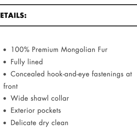 Susanna Chow CARRIE Shearling Coat • Size Small - Picture 2 of 9